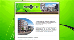 Desktop Screenshot of klenow-tor.de